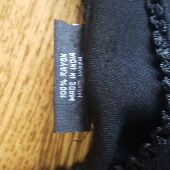 (OS) Shiva Fashions Slightly Sheer 100% Rayon Swim Coverup Beach Embroidered - Picture 4 of 8